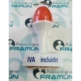COMPRAR SELLO MANUAL "IVA INCLUIDO"
