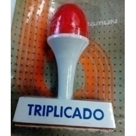 COMPRAR SELLO MANUAL "TRIPLICADO"