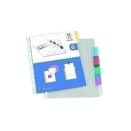 COMPRAR SEPARADORES VIQUEL A4 6 ps./fundas PERS.