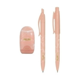 COMPRAR SET ESCRITURA MILAN SERIE LAVA ROSA