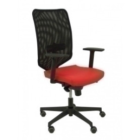 COMPRAR SILLA PIQUERAS OSSA NEGRA SIMILPIEL ROJO