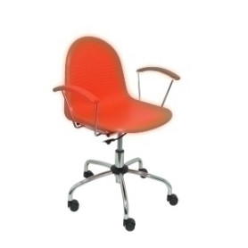 COMPRAR SILLA PIQUERAS VES GIRATORIA PVC NARANJA