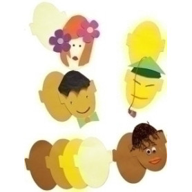 COMPRAR SILUETA CARA ETNICAS NIEFENVER. PACK 10