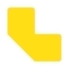 COMPRAR SIMBOLO ADH. FORMA "L" 10x5 AMARILL B/10