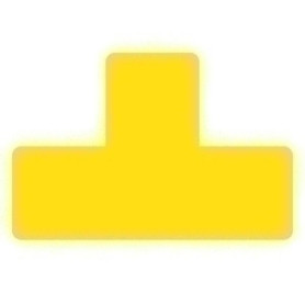 COMPRAR SIMBOLO ADH. FORMA "T" 15x5 AMARILL B/10