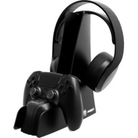 COMPRAR SOPORTE SNAKEBYTE Y AURICULARES NEGRO