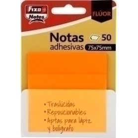 COMPRAR TACO NOTAS FIXO 50h 75x75 TRANS. NARANJA