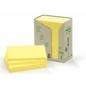 COMPRAR TACO NOTAS POST-IT RECICL. AMAR. 655/1T