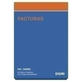 COMPRAR TALONARIO FACTURAS A4 DUPLI DOHE