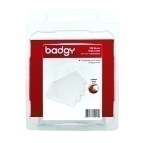 COMPRAR TARJETA BADGY PVC BLANCA 0,76 100 UD