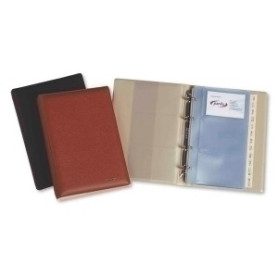 COMPRAR TARJETERO 4 a.PARDO PVC 4º c/sep.NEGRO