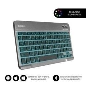 COMPRAR TECLADO TABLET SUBBLIM BACKLIT BT GRIS