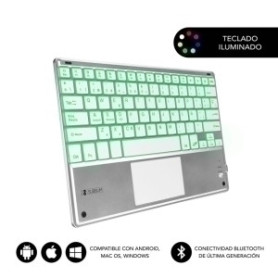 COMPRAR TECLADO TABLET SUBBLIM TOUCHPAD PLATA