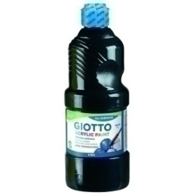 COMPRAR TEMPERA GIOTTO ACRIL 500 ml NEGRO