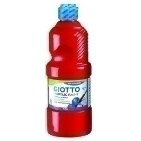 COMPRAR TEMPERA GIOTTO ACRIL 500 ml ROJO