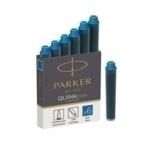 COMPRAR TINTA ESTILOG.PARKER 6 CORTO CART.AZUL