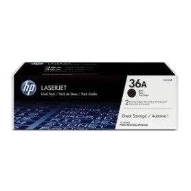 COMPRAR TONER HP CB436AD Nº36A NEGRO PACK 2 UD.