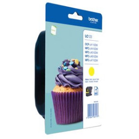 Originales inkjet CARTUCHO INKJET BROTHER LC-123YBP AMARILLO 