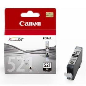 Originales inkjet CART.IJ.CANON NEGRO CLI-521BK PIXMA MP- 620/630/980/540 PIXMA IP- 3600/4600  (2933B001) 29701081  61090023