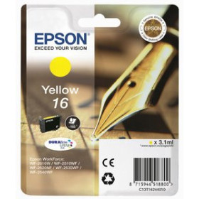 Originales inkjet CARTUCHO INKJET EPSON T162440 Nº16 WF-2010W/2510WF/2520NF/2530WF/2540WF AMARILLO 3