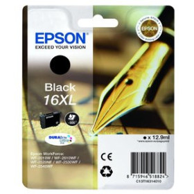 Originales inkjet CARTUCHO INKJET EPSON T163140 Nº16XL WF-2010W/2510WF/2520NF/2530WF/2540WF NEGRO 12