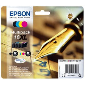 Originales inkjet CARTUCHO INKJET EPSON T163640 Nº16XL WF-2010W/2510WF/2520NF/2530WF/2540WF MULTIPACK 82601097  782030026