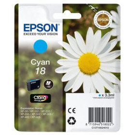 Originales inkjet CARTUCHO INKJET EPSON T180240 Nº18 EXPRESSION HOME XP102/205/305/405 CIAN 3