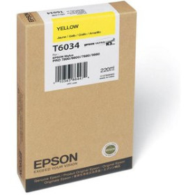 Originales inkjet CARTUCHO INKJET EPSON T603400 STYLUS PRO 7800/7880/9800/9880 AMARILLO 220ML 82601421  781470026