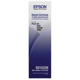 Originales cintas CINTA EPSON S015339 NEGRA  PLQ-20/20M