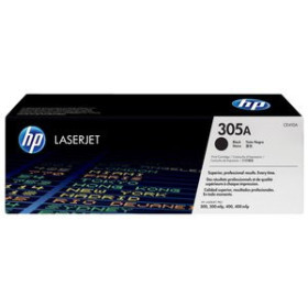 Originales laser TONER HP Nº 305A CE410A LASERJET COLOR PRO 300/400