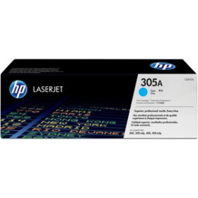 Originales laser TONER HP Nº 305A CE411A LASERJET COLOR PRO 300/400