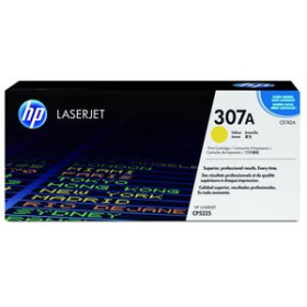 Originales laser TONER HP Nº 307A CE742A LASERJET CP5225/CP5225N/CP5225DN AMARILLO 7.300 PÁG. 82602312  MR28380