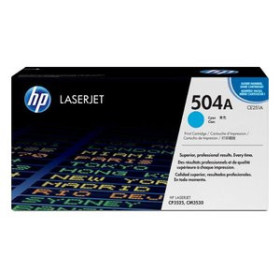 Originales laser TONER HP Nº 504A CE251A LASERJET CP3525  CIAN 7.000 PÁG. 82602320  MR28291