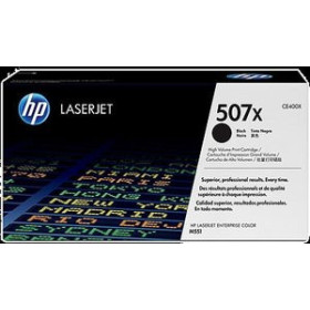 Originales laser TONER HP Nº 507X CE400X LASERJET ENTERPRISE M551N/N575DN NEGRO 11.000 PÁG. 82602332  MR28375