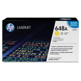 Originales laser TONER HP Nº 648A CE262A LASERJET CP-4025/4525/4525DN AMARILLO 11.000 PÁG. 82603407  500186