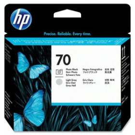 Originales inkjet CABEZAL INKJET HP C9407A Nº70 DESINGJET Z5200 NEGRO FOTO y GRIS CLARO 45005838  TC65