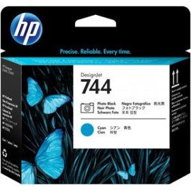 Originales inkjet CABEZAL INKJET HP F9J86A Nº744 DESINGJET NEGRO FOTO y CIAN 45004541  TC60