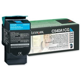 Originales laser TONER LEXMARK C540A1CG C540/543/544/X543/544 CIAN (1.000 PÁG.) 10410023  524CH