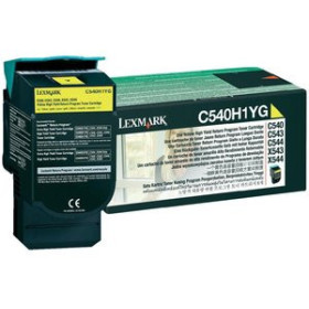 Originales laser TONER LEXMARK C540H1YG C540/543/544/X543/544 AMARILLO (2.000 PÁG.) 10405028  2303SU
