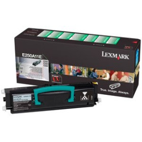 Originales laser TONER LEXMARK E250A11E NEGRO E250/350/352 RETB. (3.500 PAG.) 10405062  2396CA-EX