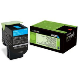 Originales laser TONER LEXMARK 70C20C0 CS310DN/310N/410DN/410DTN/410N/510DE/510DTE CIAN (1.000 PAG.) 10405267  2396CP-EX