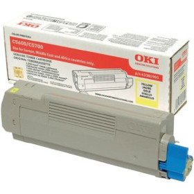 Originales laser TONER OKI C5600/5700 AMARILLO (2.000 PAG.) TYPE C8 10405352  400195569