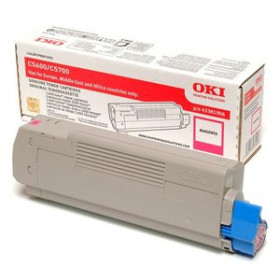 Originales laser TONER OKI C5600/5700 MAGENTA (2.000 PAG.) TYPE C8 10405589  400206045