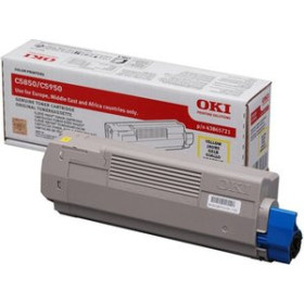 Originales laser TONER OKI C5850/5950/MC560N/560DN AMARILLO TIPO C11 (6.000 pág.) 10403309  400131298