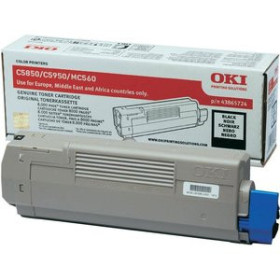 Originales laser TONER OKI C5850/5950/MC560N/560DN NEGRO (8.000 pág.) 10405378  400195368
