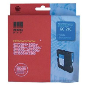 Originales inkjet INK JET RICOH G21C GX3000 AZUL 10402662  17208
