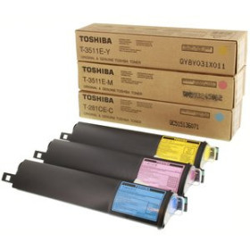 Originales laser TONER TOSHIBA T-281-CEY AMARILLO E-STUDIO 281C 351E 451E (10.000 PÁG.) 10405605  12402221