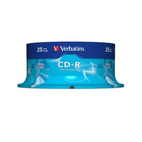 CD CD-ROM VERBATIM 700MB 52x SPINDLE 25 EXTRA PROTECCION (Incluye Canon LPI de 2.00 ) 10417178  526SA16-02