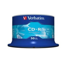 CD CD-ROM VERBATIM 700MB 52x SPINDLE 50 (Incluye Canon LPI de 4.00 ) 10403786  09423