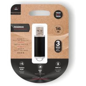 Memorias USB MEMORIA USB 16GB TECH-ONE-TECH BASIC 2.0 NEGRO (Incluye Canon LPI de 0.24 ) 10403877  30121626